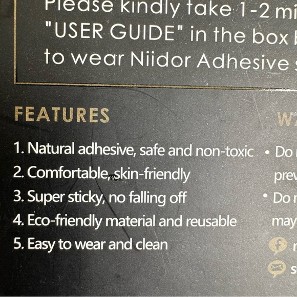 Niidor Adhesive Bra Sticky Strapless Backless Invisible Pushup Silicone Bra Bcup - Picture 5 of 9